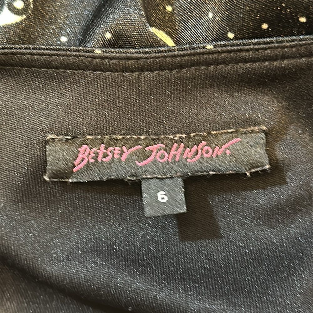 Betsy Johnson women’s fit and flare polka dot bow print dress size 6 - Picture 7 of 11